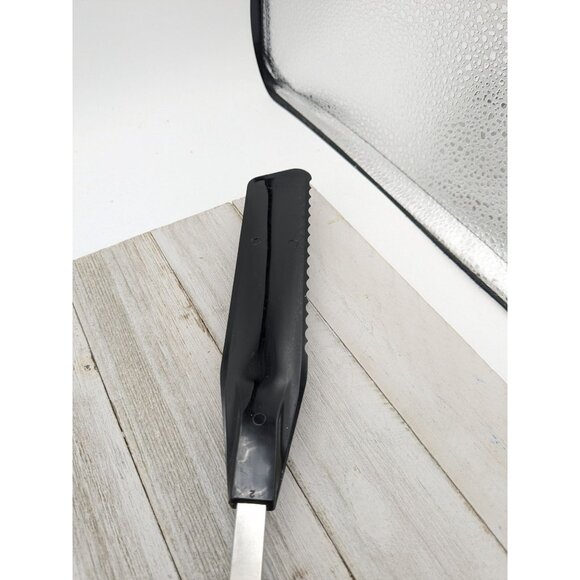 Bonny Black Icing Spatula Spreader Serrated Knife 13" Nylon Plastic Wood Handle - Picture 5 of 9